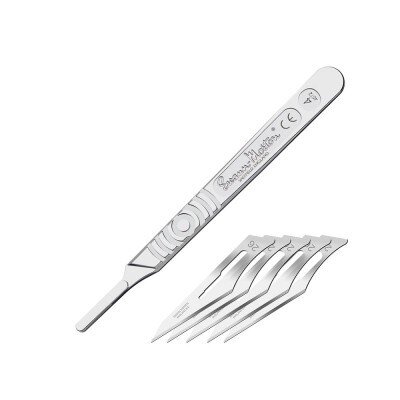 Swann-Morton #4 Scalpel handle & #26 blades (5)