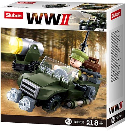 WWII-4IN1 ARMY Jeep