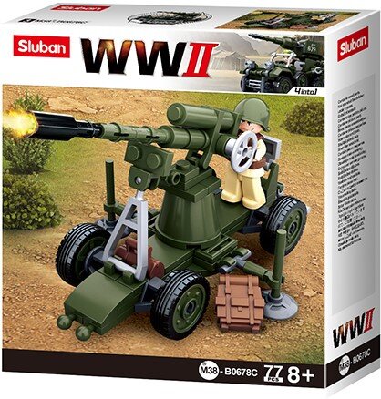 WWII-4IN1 ARMY Afweergeschut