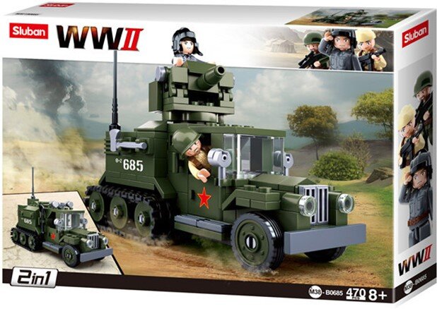 WWII - GAZ HALF-TRACK 2IN1