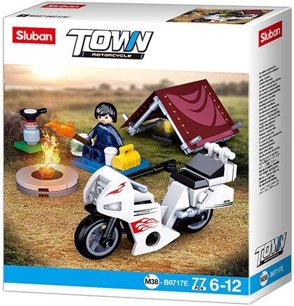 Sluban - Kamperende motorijder