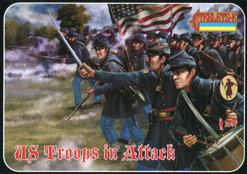 150 US Infantry in Attack
