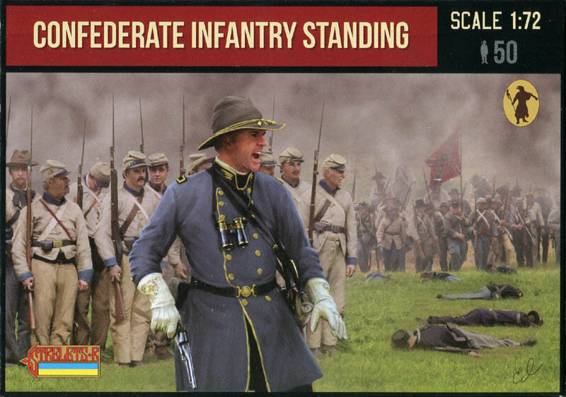 156 Confederate Infantry Standing