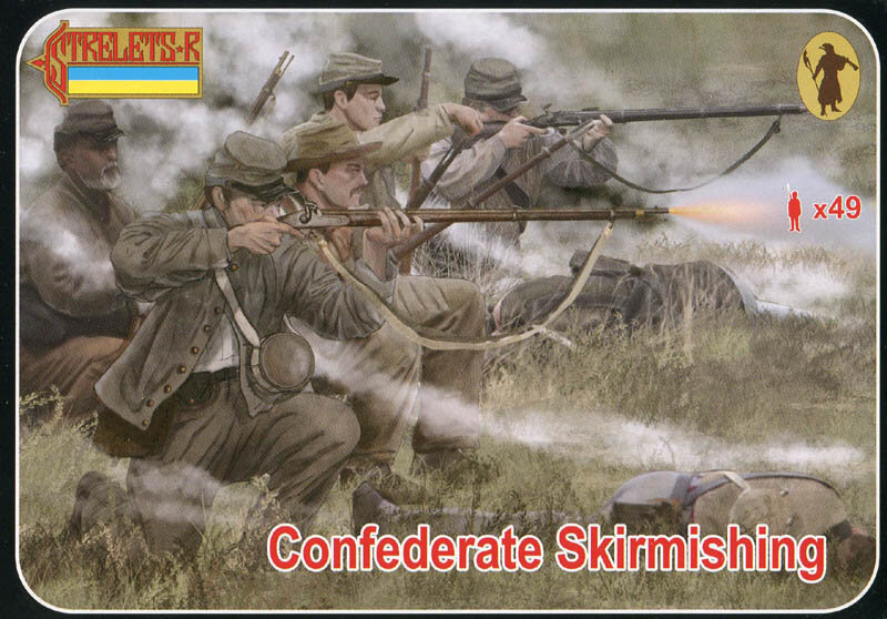 158 Confederates Skirmishing
