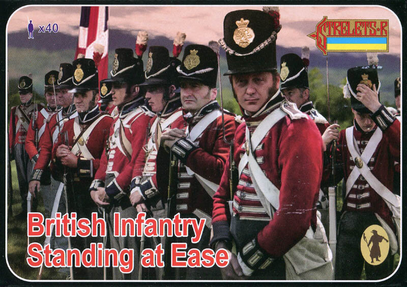 162 British Infantry Standing at Ease