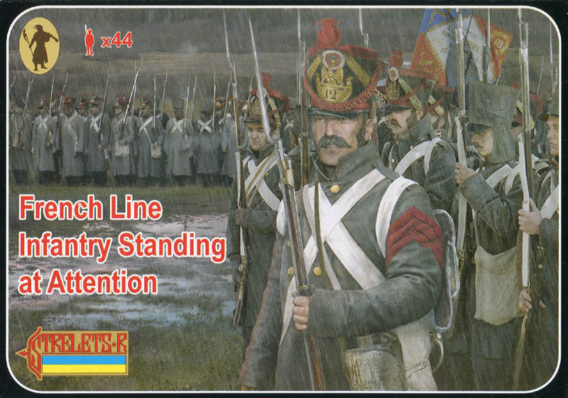 184 French Line Infantry Standing at Attention