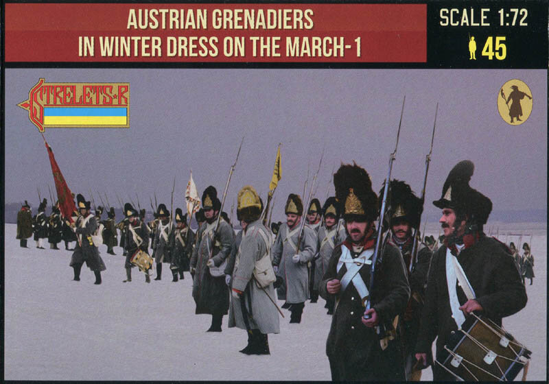 209 Austrian Grenadiers in Winter Dress on the March 1