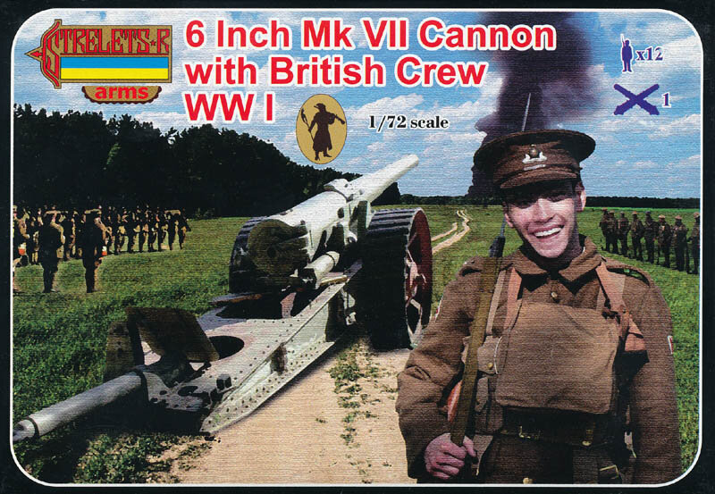 A001 6 Inch Mk VII Cannon with British Crew