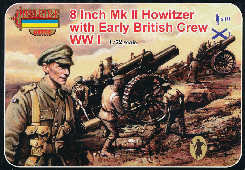 A003 8 Inch MkII Howitzer with British Crew