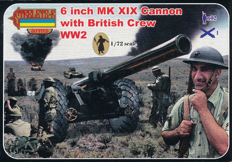 A004 6 Inch Mk XIX Cannon with British Crew