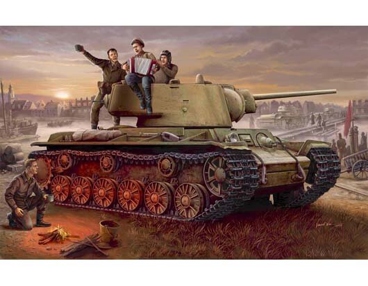 SOV.TANK KV-1 1942 1:35 (2)