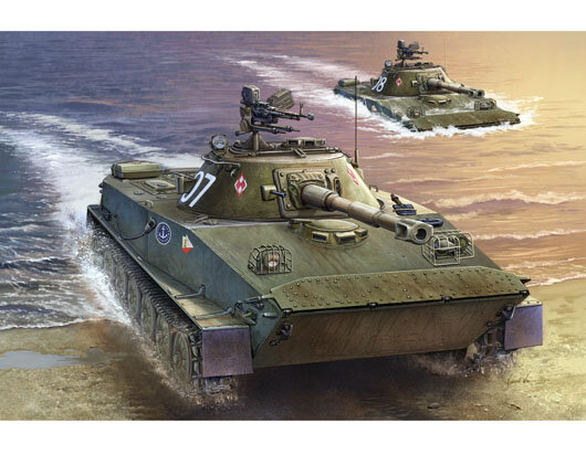 PT-76B AMP.TANK POL. 1:35