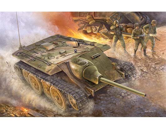 GERM.E10 TANK DESTR. 1:35