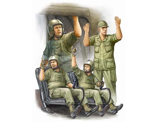 US CH47A CREW VIETNAM1:35