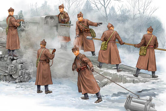 SOVIET B-4 ARTIL.CREW1:35