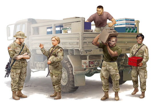 MODERN US SOLDIERS 1:35