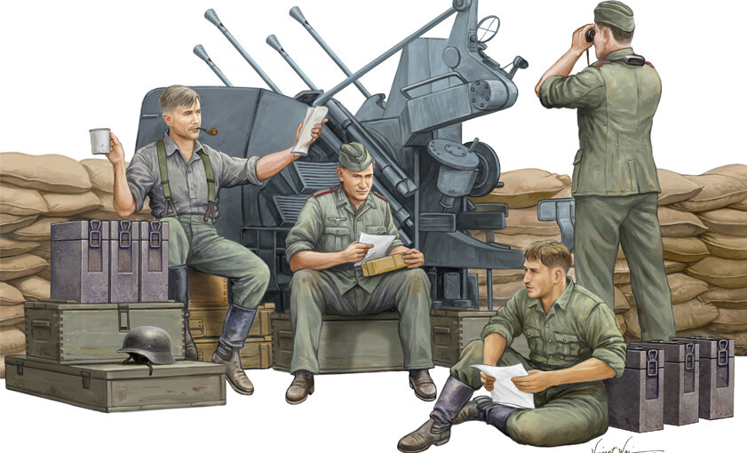 GERM.ANTI A/C GUN CR.1:35