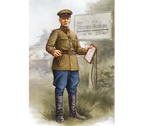 RUSSIAN OFFICER WWII 1:16