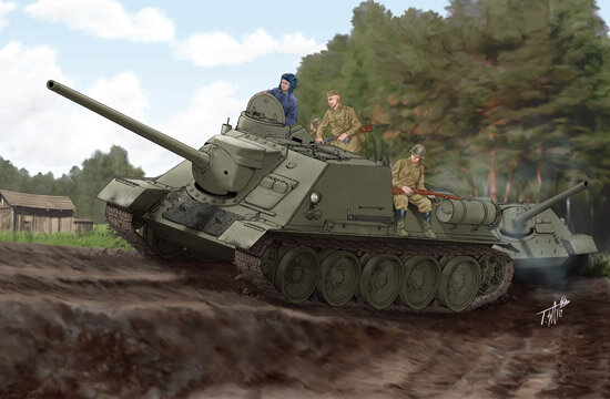 RUSSIAN SU-100 1:16