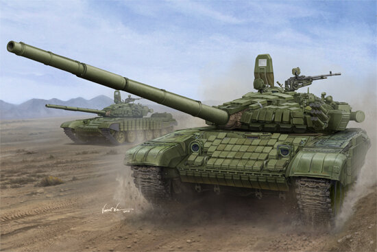 Russian T-72B/B1 MBT (w/kontakt-1 reactive armor)  