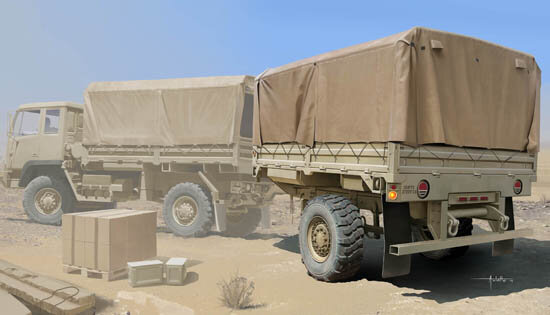 M1082 LMTV TRAILER 1:35