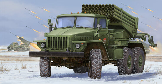 RUSS.BM-21 HAIL MRL 1:35