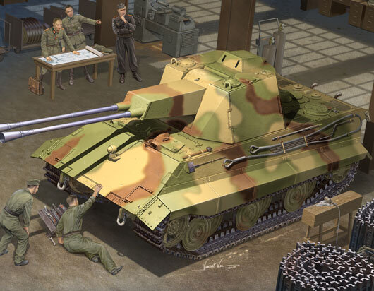 GERMAN E-50 FLAKPANZ.1:35