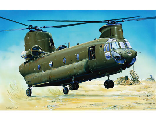CH-47D CHINOOK HELI 1:72