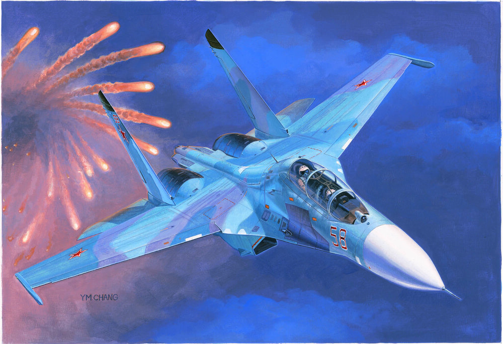 SU-27UB FLANKER C 1:72