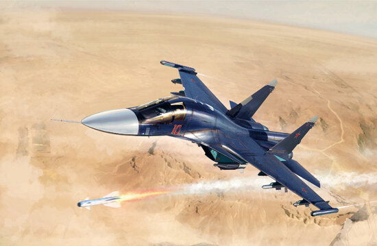 Russian Su-34 Fullback Fighter-Bomber (1)
