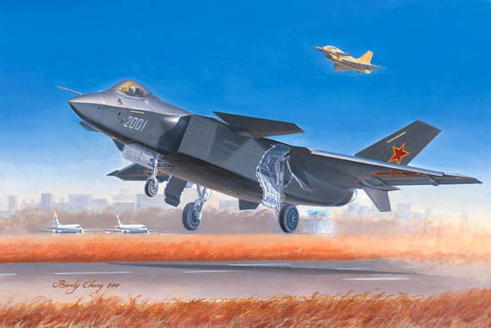 CHINESE J-20 FIGHTER 1:72