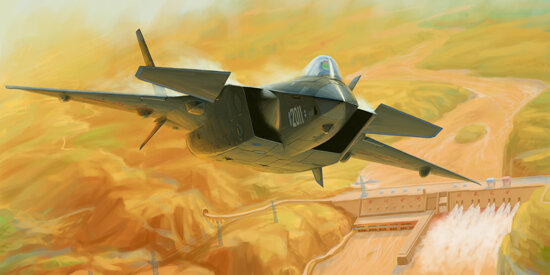 Chinese J-20 Mighty Dragon