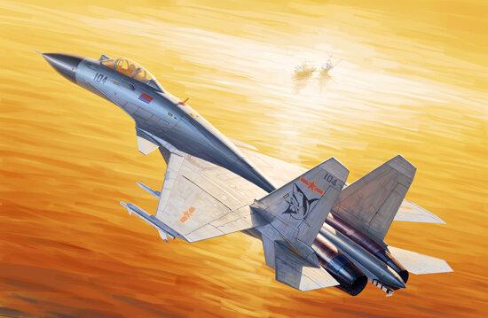 CHINESE J-15 FIGHTER 1:72