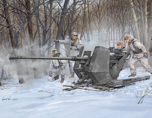 FLAK 37 3.7CM GUN 1:35