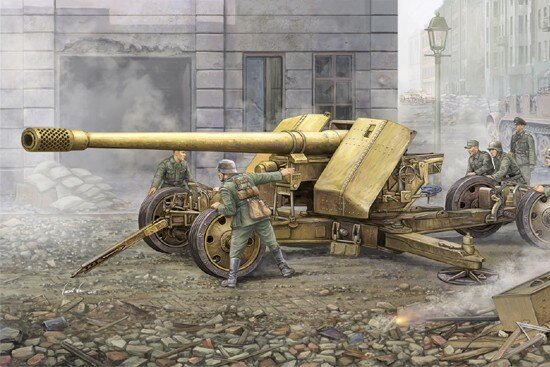 GERMAN 128MM PAK44 1:35