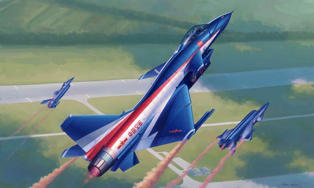 PLA J-10AY VIG.DRAG. 1:48