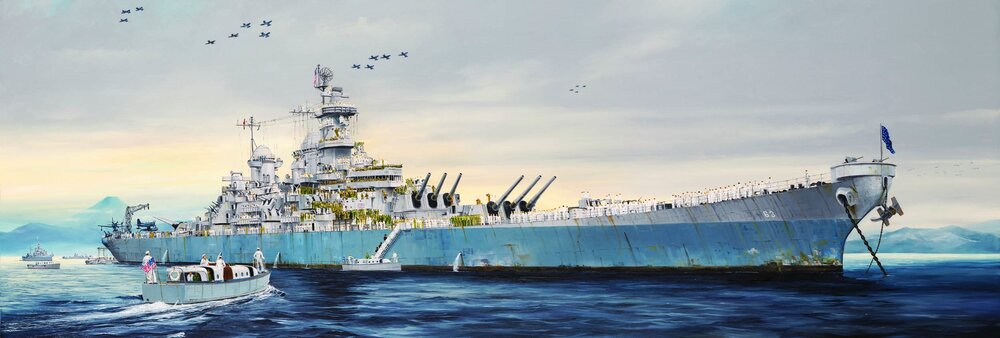 USS MISSOURI BB-63 1:200