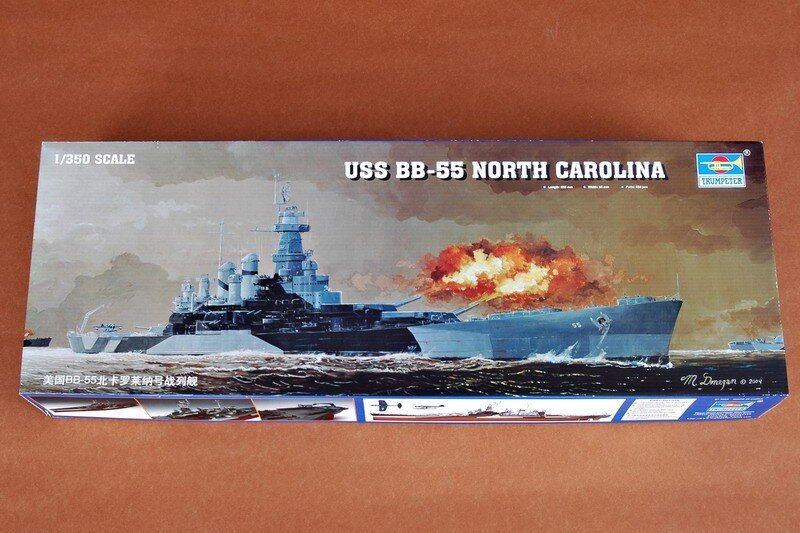 USS BB55 N.CAROLINA 1:350