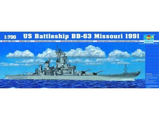 US BB-63 MISSOURI91 1:700
