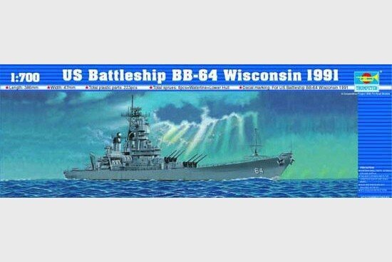 US BB-64 WISCONS.91 1:700