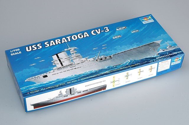 USS SARATOGA CV3 1:700