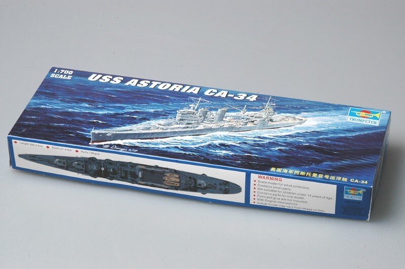 USS ASTORIA CA-34 1:700