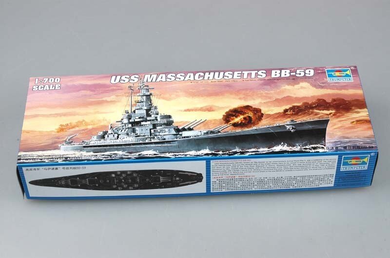 US BB-59 MASSACHUS. 1:700
