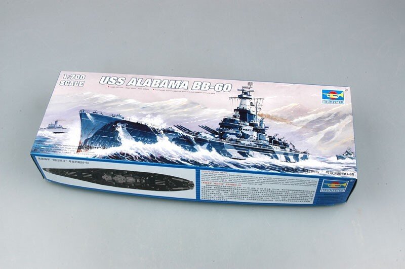 USS BB-60 ALABAMA 1:700