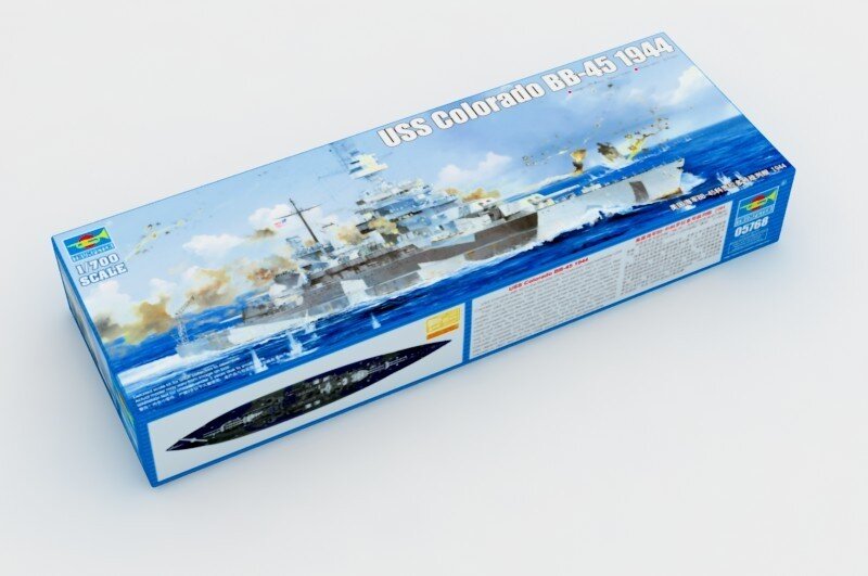 USS BB-45 COLORADO 1:700
