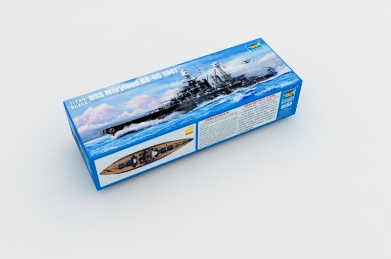 USS BB-46 MARYLAND 1:700