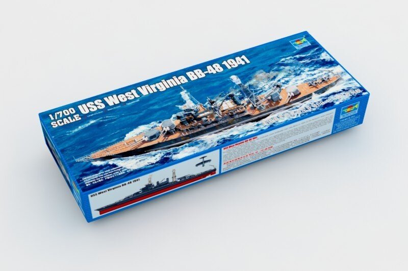 USS W.VIRGINIA BB48 1:700