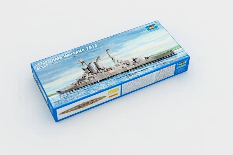 HMS WARSPITE 1915 1:700