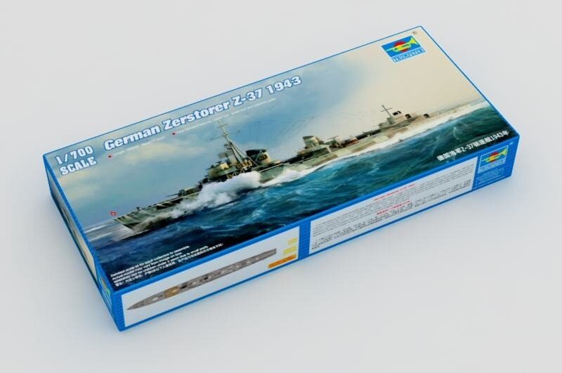GERM.ZERSTORER Z-37 1:700