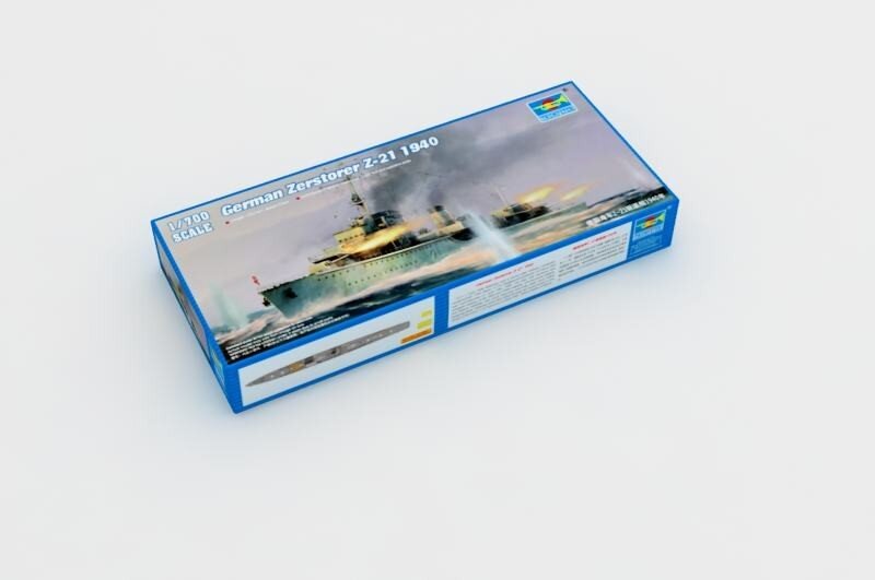 GERM.ZERSTORER Z-21 1:700